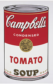 Pop art by Andy Warhol